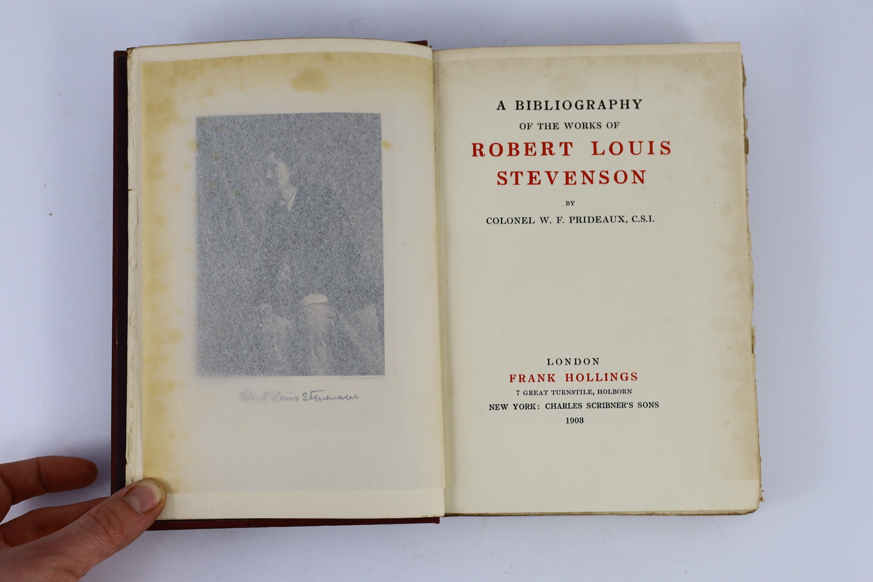 Stevenson, Robert Louis - A Child's Garden of Verses, limited edition (printed on Japanese vellum) of 150 copies. pictorial title and illus. throughout (by Charles Robinson)